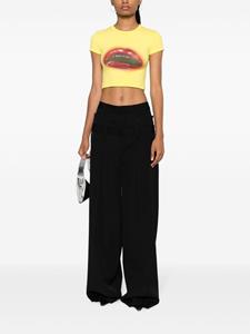 DSQUARED2 Broek met wijde pijpen - Zwart