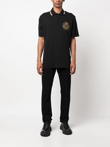 justcavalli Just Cavalli Poloshirt met geborduurd logo - Zwart