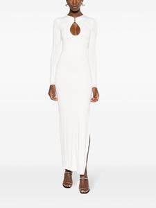 MANURI Midi-jurk met schakelketting - Wit
