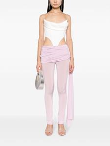 Magda Butrym sash-detail jersey leggings - Roze