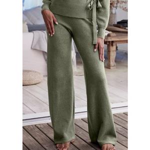 Lascana Tricotbroek -Loungebroek met ribboorden, loungewear