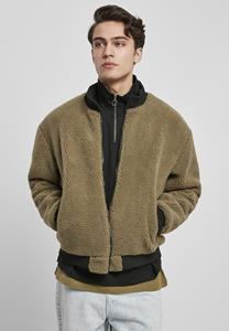 URBAN CLASSICS Winterjacke "Herren Boxy Sherpa Jacket", (1 St.)