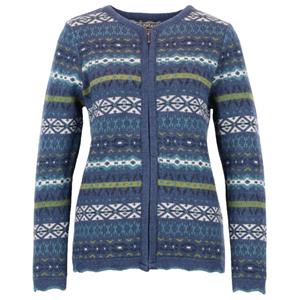 Flomax - Women's Jacke Reißverschluss Tami - Wollen vest, blauw