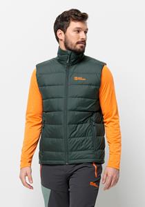 Jack Wolfskin Ather Down Vest Men RDS Donzen bodywarmer Heren L black olive black o