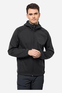 Jack Wolfskin Feldberg Hoody Men Softshelljack Heren L zwart b