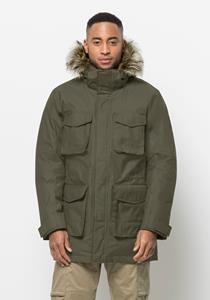 Jack Wolfskin Winterfrost Down Parka Men Waterdichte donsjas Heren L island moss is