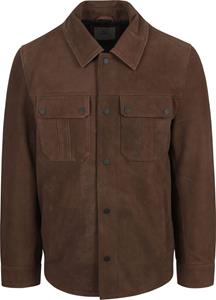 Suitable Jacket Suede Bruin