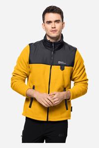 Jack Wolfskin DNA Grizzly Fleecevest Geel