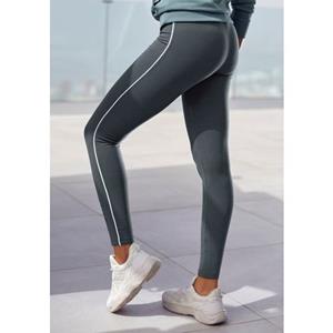 H.I.S Legging met wit contrasterend paspel