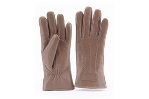 Warmbat Glove women leather taupe dame handchoenen