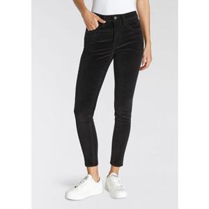 Dames Levis 721 High Rise Skinny Meteorite Jeans in Zwart