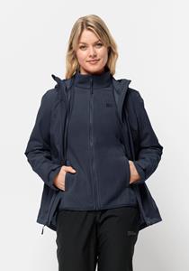 Jack Wolfskin Moonrise 3in1 Jacket Women 3-in-1-Jacke L blue night b