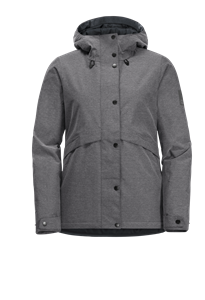 Jack Wolfskin Snowy Park Jacket Women Waterdicht winterjack Dames L black b