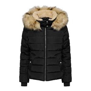 ONLY Steppjacke "ONLNEWCAMILLA FUR HOOD JACKET CC OTW", mit Kapuze