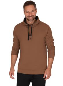 Trigema Sweatshirt "TRIGEMA Sweatshirt mit Schalkragen"