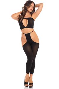 pinklipstick Pink Lipstick - 2-delige set met top en legging - One Size