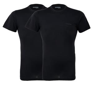 Campri Campri Heren - 2-Pack - Thermo shirt korte mouw - Zwart