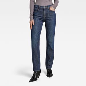 G-Star RAW Strace Straight Jeans - Donkerblauw - Dames