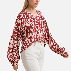 JDY Bedrukte blouse, lange mouwen