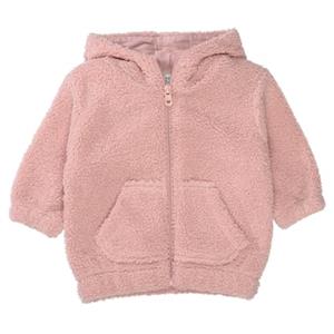 STACCATO Pluche jas dusty roos