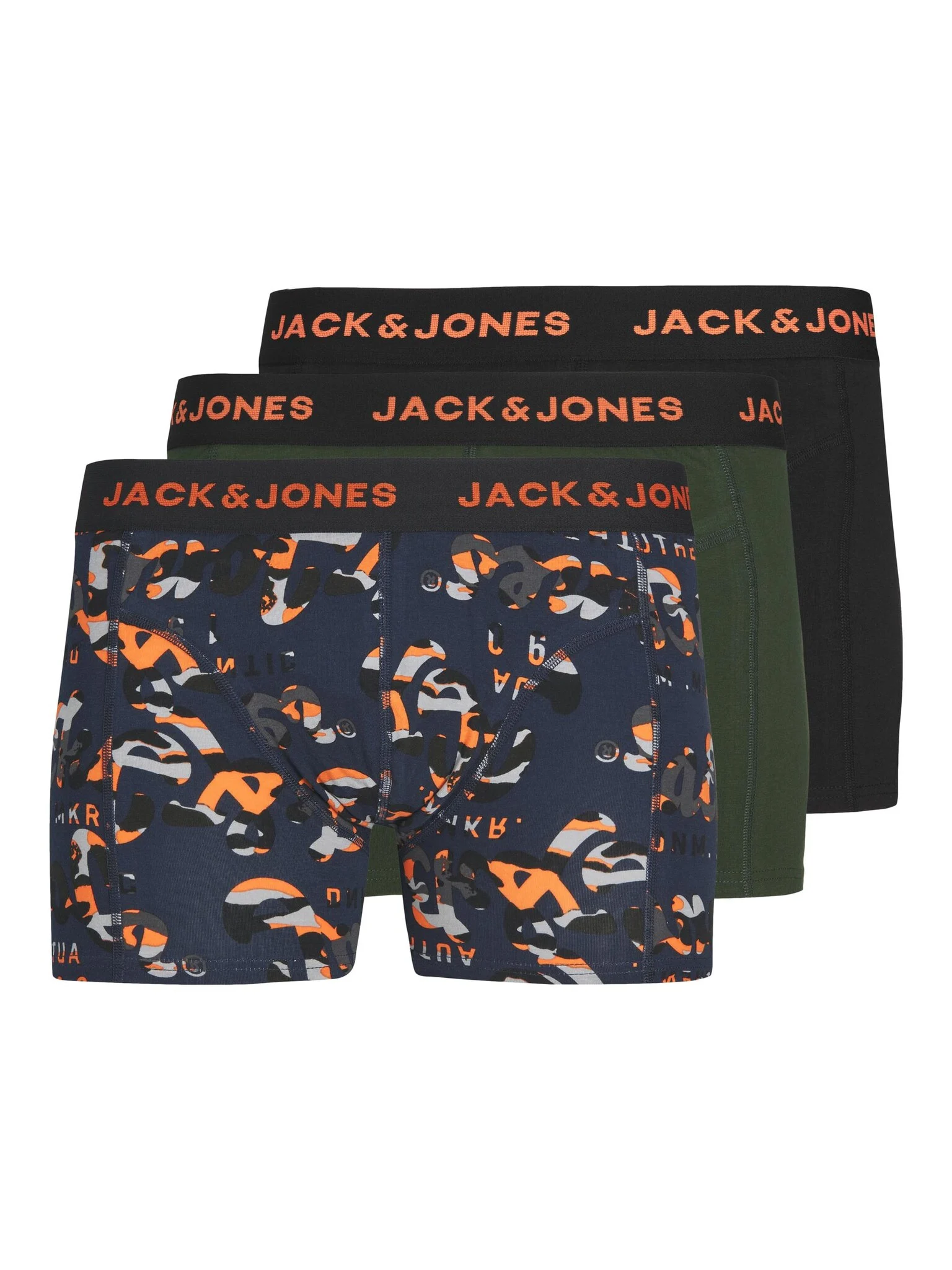 Jack & Jones Junior Boxershorts "JACNEON LOGO TRUNKS 3 PAC", (Packung, 3 St.)