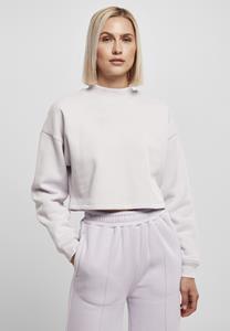 URBAN CLASSICS Sweater "Damen Ladies Cropped Oversized Sweat High Neck Crew", (1 tlg.)