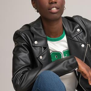 LA REDOUTE COLLECTIONS Kort jasje in simili, biker stijl