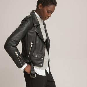 LA REDOUTE COLLECTIONS Bikerjasje in leer, Signature THELMA