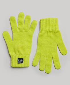 Superdry Vrouwen Klassieke Gebreide Handschoenen Groen