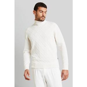 bugatti Rollkragenpullover, mit 3-D-Rautenmuster