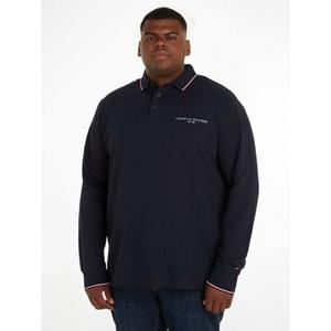 Tommy Hilfiger Big & Tall Langarm-Poloshirt "BT-TIPPED PLACE L/S SLIM POLO-B"