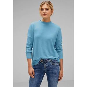 STREET ONE Langarmshirt, mit überschnittenen Schultern