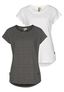 Alife & Kickin Rundhalsshirt "MimmyAK 2P", (Packung, 2 tlg., 2er-Pack), modische Basic-Shirts im Doppelpack