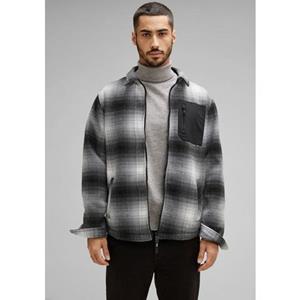 STREET ONE MEN Fleecejacke, mit Karomuster