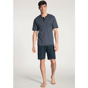 CALIDA Shorty "Relax Streamline", Shortsleeve mit Knopfleiste, Comfort Fit