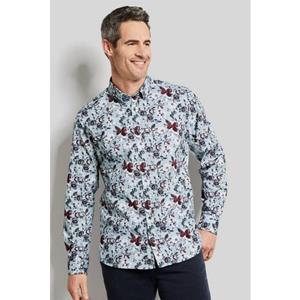 bugatti Langarmhemd, mit floralem Print