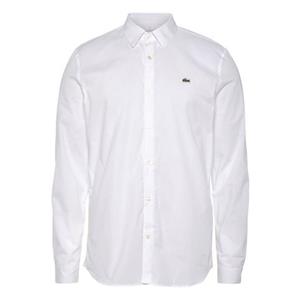 Lacoste Langarmhemd OBERHEMDEN mit Lacoste Logo auf der Brust