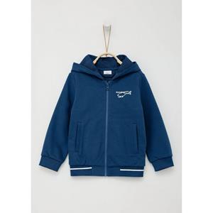 s.Oliver Junior Kapuzensweatjacke mit Motiv auf Brust und Rücken