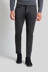 Bugatti Herren Chino broek met 3D ruitpatroon