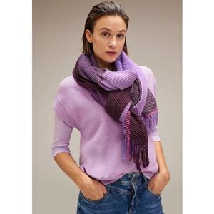 STREET ONE Modeschal LTD QR Warm Madras Plissee