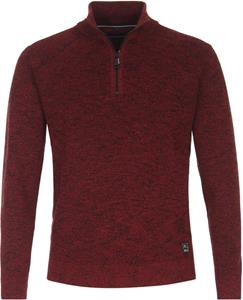 Casa Moda Half Zip Trui Rood