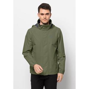 Jack Wolfskin Stormy Point 2L Jkt M Donkergroen