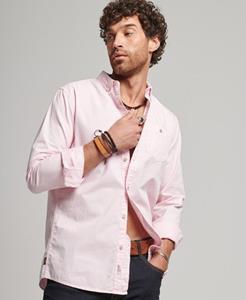 Superdry Mannen The Merchant Store - Overhemd met Lange Mouwen Roze