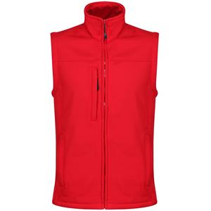 Regatta Heren flux softshell bodywarmer / mouwloos jasje waterafstotend en windbestendig