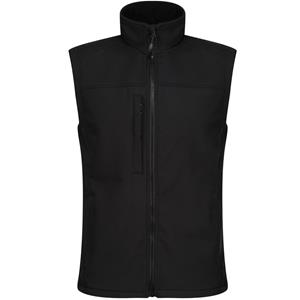 Regatta Heren flux softshell bodywarmer / mouwloos jasje waterafstotend en windbestendig