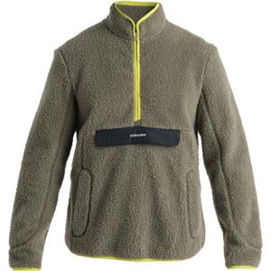 Icebreaker ICL RealFleece High Pile Half Zip Jacket Men´s (Maat - L, Kleur - Loden/Black/Bio Lime/Cb)
