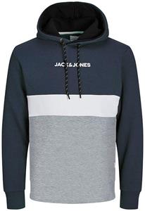 Jack & Jones PlusSize Hoodie JJEREID BLOCKING SWEAT HOOD NOOS PLS