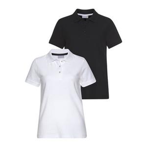 Eastwind Poloshirt Korte mouw, figuuraccentuerende snit, polokraag (2-delig, Set van 2)