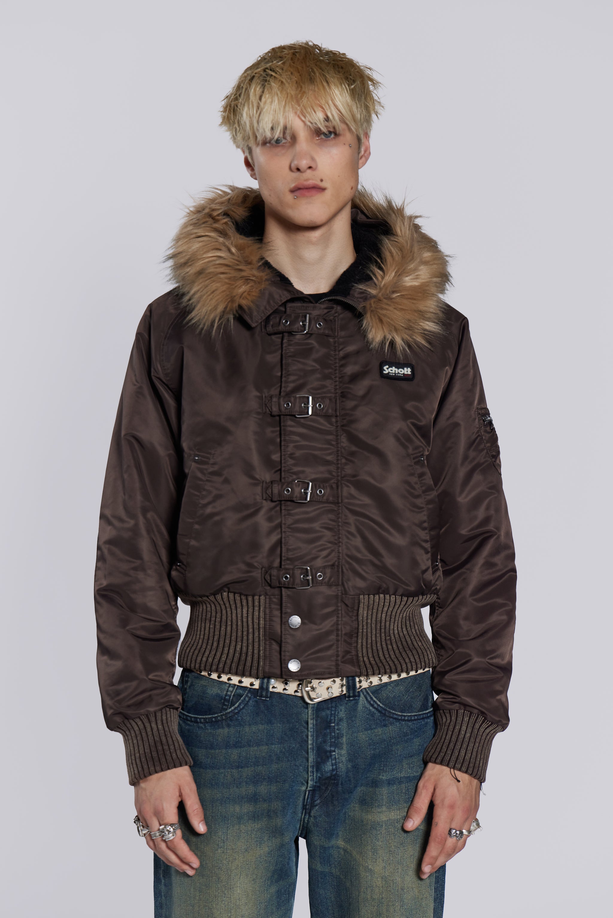Jaded Man Brown Jet Jacket