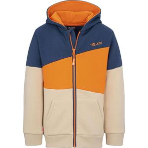 TROLLKIDS Kinder Sweatshirt ALESUND, Organic Cotton blau/orange 